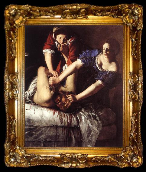 framed  GENTILESCHI, Artemisia Judith Beheading Holofernes dfg, ta009-2